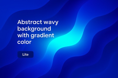 Vibrant Abstract Waves with Neon Glow