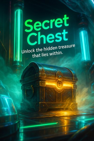 Unlock the Mystery of the Secret Chest with Neon Accents