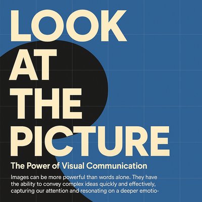Modern Graphic on the Importance of Visual Communication