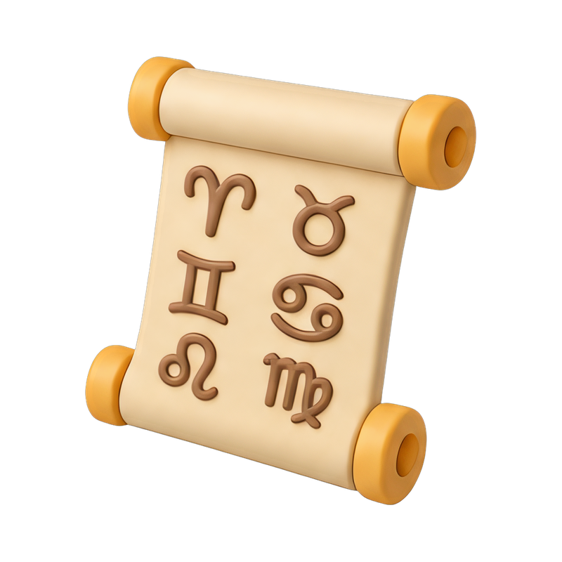 Zodiac Horoscope Scroll