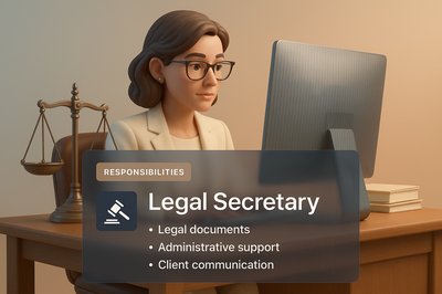 Bright Professional Design for Legal Secretary Role
