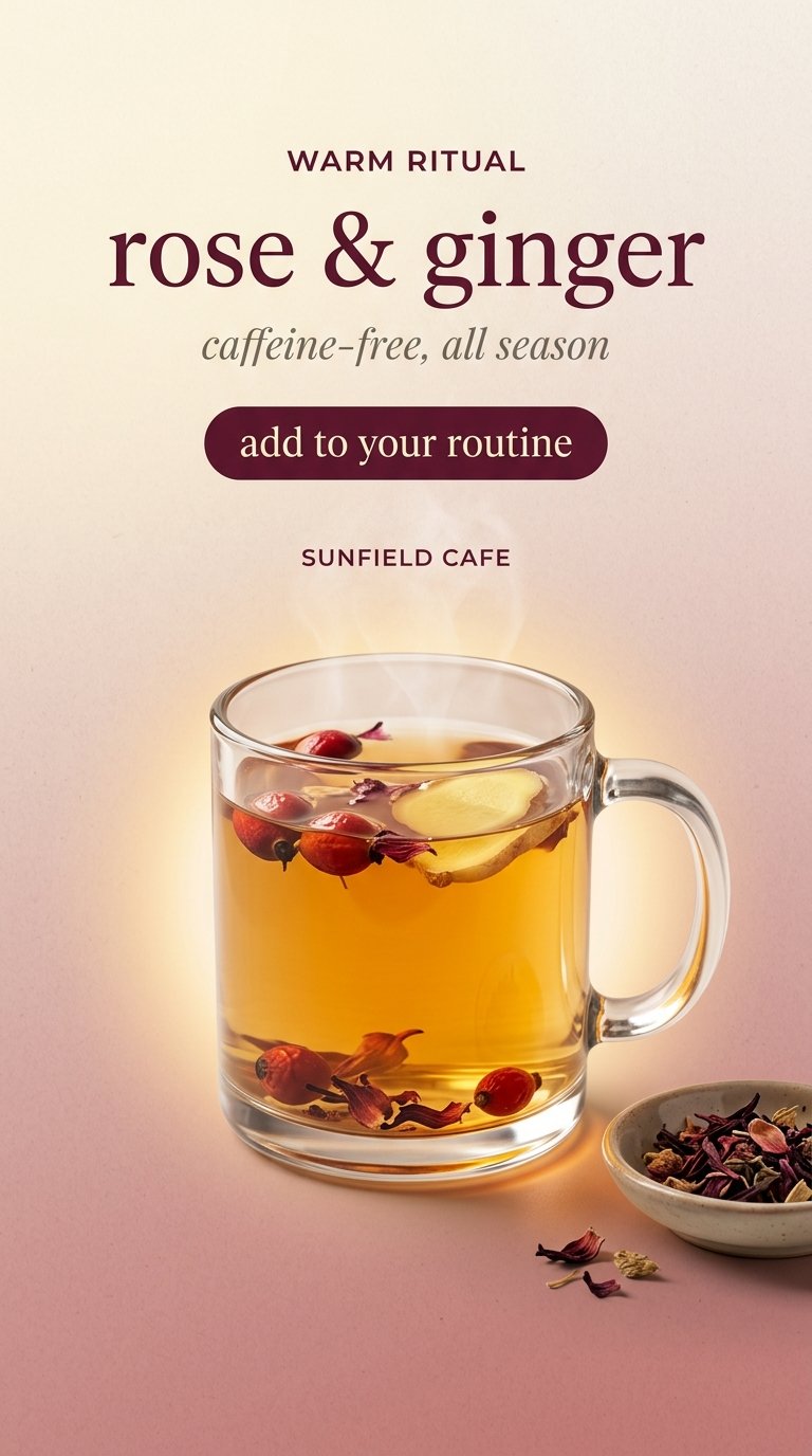 Steaming Herbal Tea Cup