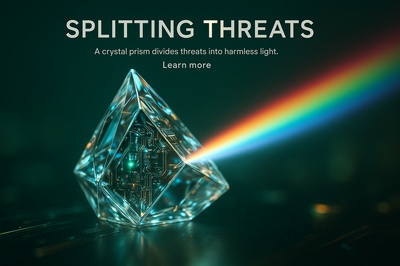 Crystal Prism Dividing Threats into Harmless Light