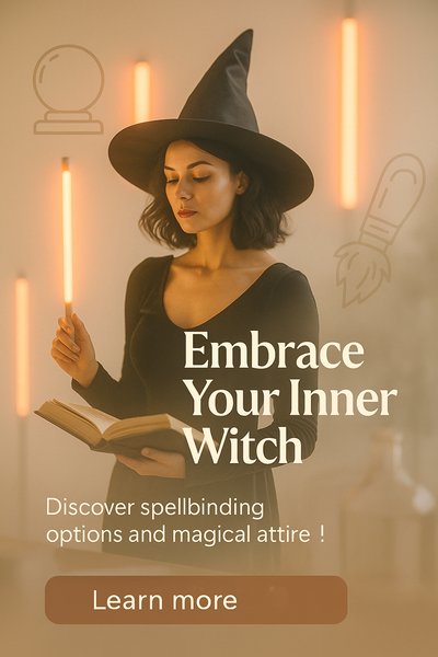 Enchanting Witch-Themed Carousel Slide Design for LinkedIn