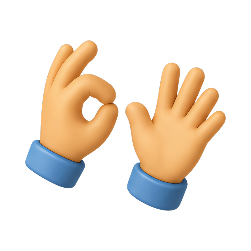 hands communicating in sign language