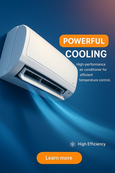 Promotional Image for High-Efficiency Air Conditioner