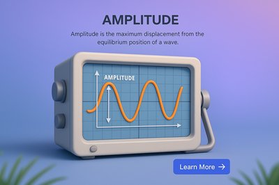 Detailed 3D Illustration of Amplitude with Realistic Design