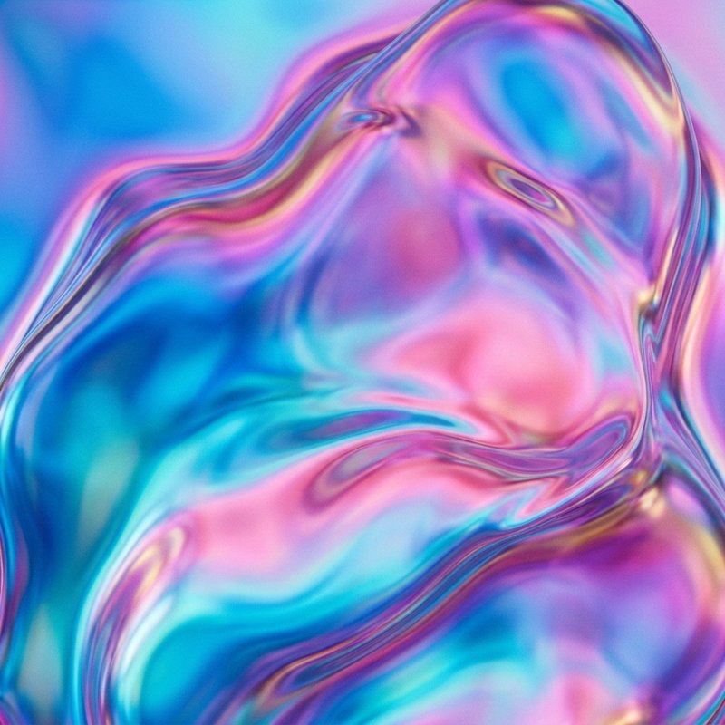 colorful abstract blob