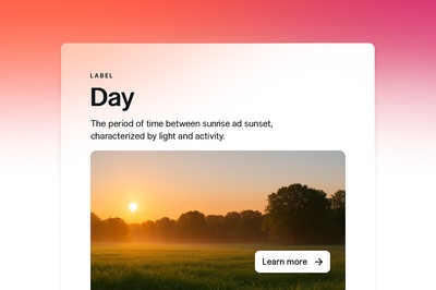 Stylish Web Design with Gradient and Minimal Text Elements