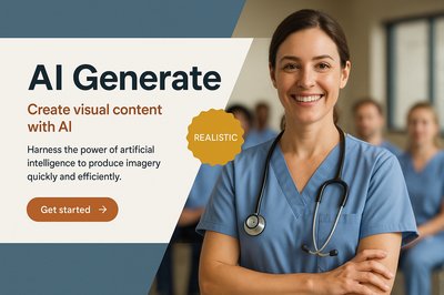 Confident Female Doctor in Medical Training Seminar