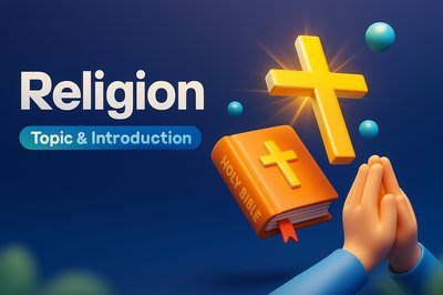 Dynamic 3D Illustration on Religion with Engaging Elements