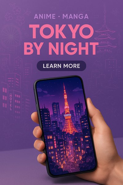 Tokyo's Neon Nightlife: A Vibrant Anime Illustration