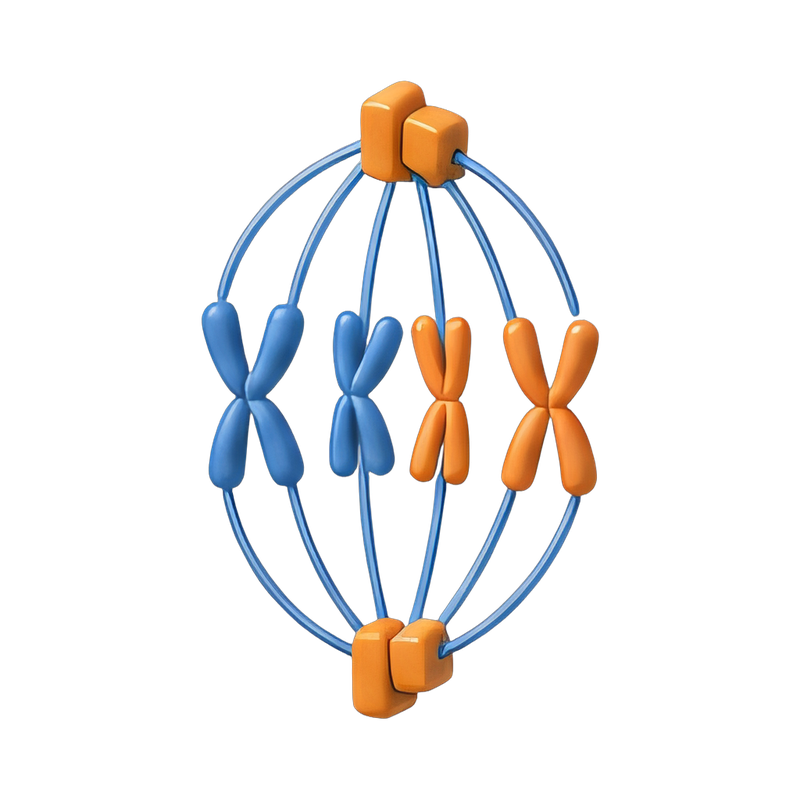 Mitosis spindle stage diagram