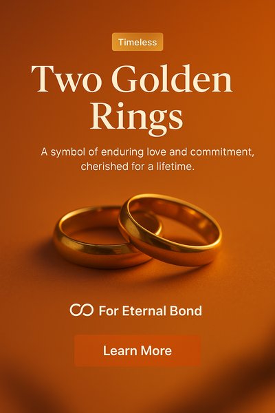 Elegant Promotion for Wedding Rings and Eternal Love