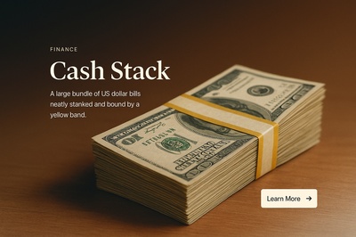 Stylish Cash Stack with Detailed Description