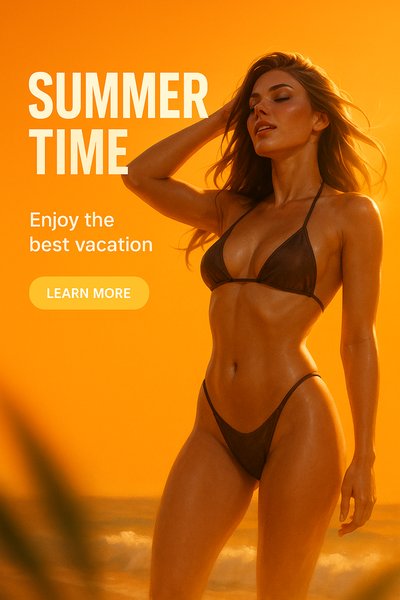 Vibrant Summer Vacation Promotional Image