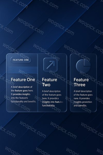 Dark Blue Gradient Lines Abstract Background for Web Design