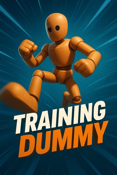 Dynamic Training Dummy Illustration with Engaging Design