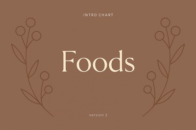 Elegant Food Menu Design with Floral Elements