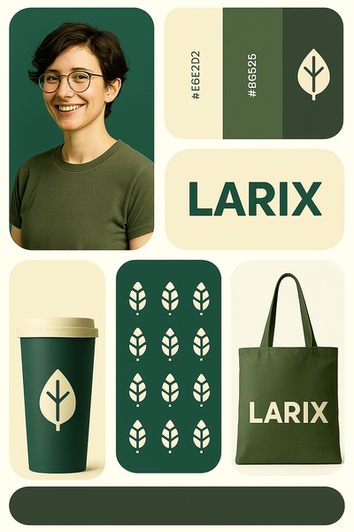 Creative Design Showcase Featuring Eco-Friendly Products and Branding