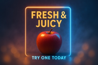 Neon Apple Fantasy: Fresh and Juicy Promotion