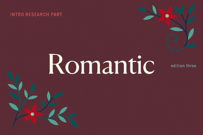 Complex Three-Color Patterns with Floral Elements