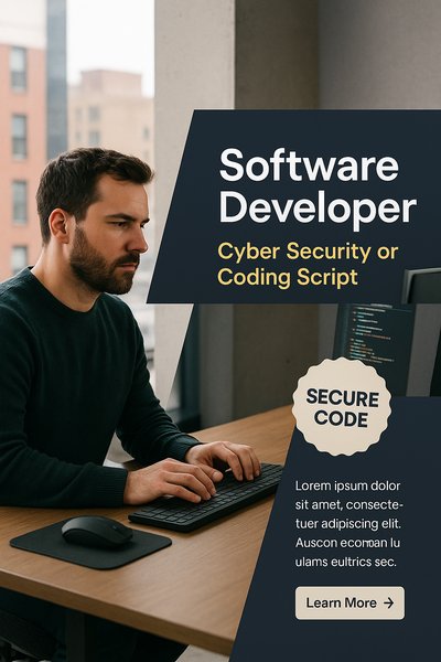 Cybersecurity and Coding: A Software Developer's Workspace