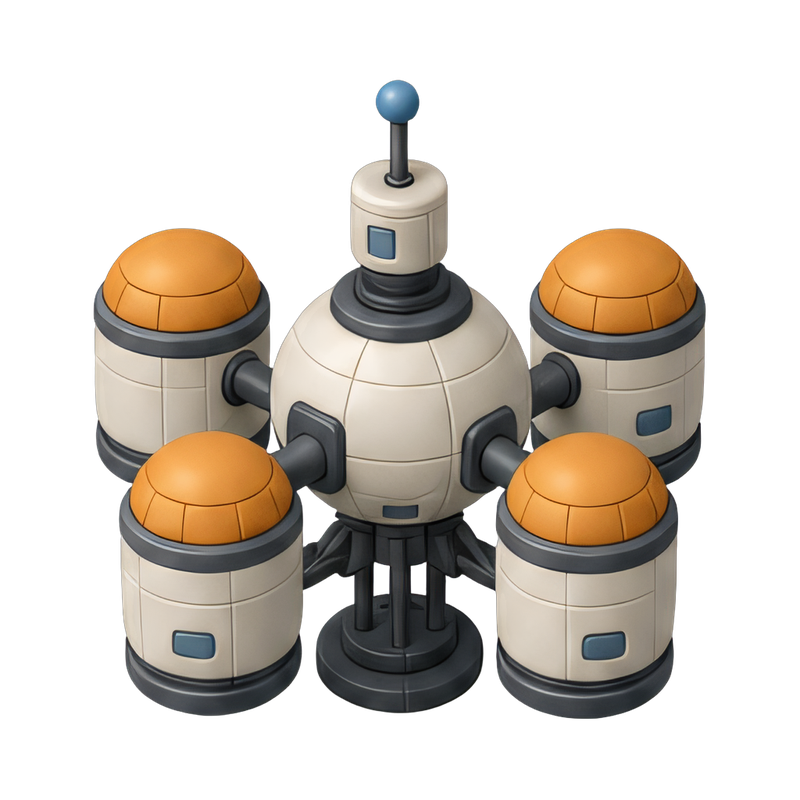 futuristic fuel depot design