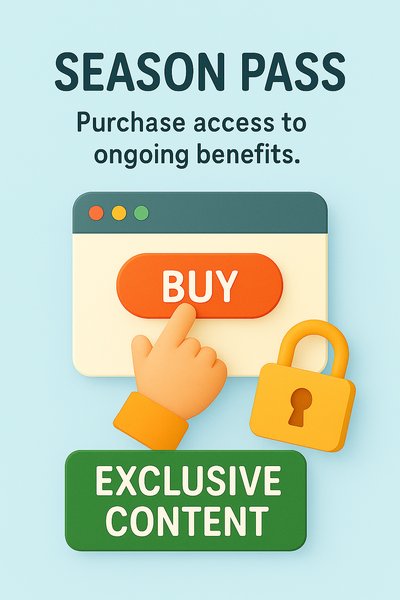 Promotional Graphic for Season Pass Purchase