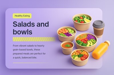Eco-Friendly Takeaway Food and Drinks in Containers