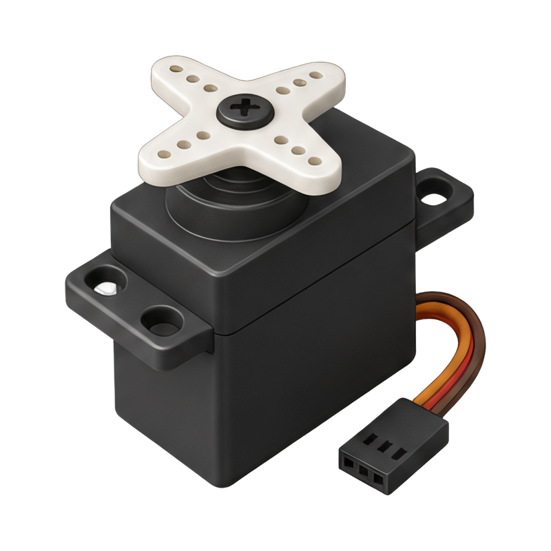 Digital servo motor with horn set