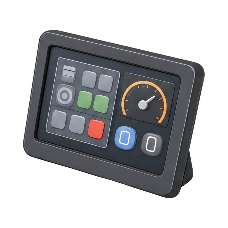 modern hmi touch panel