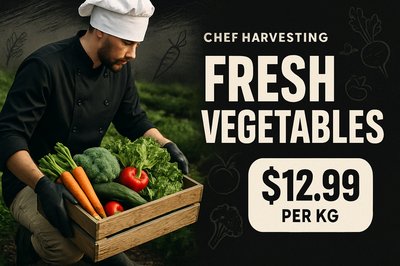 Dynamic Advertisement for Fresh Vegetable Harvesting