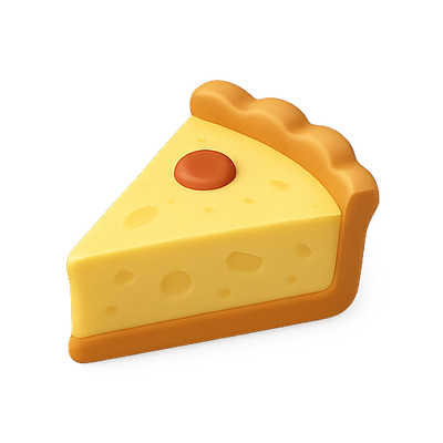 Playful Cheese Slice Toy with Realistic Design