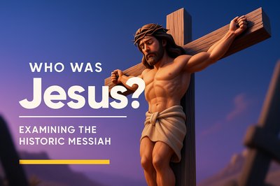Dynamic 3D Illustration of Historical Jesus Concept