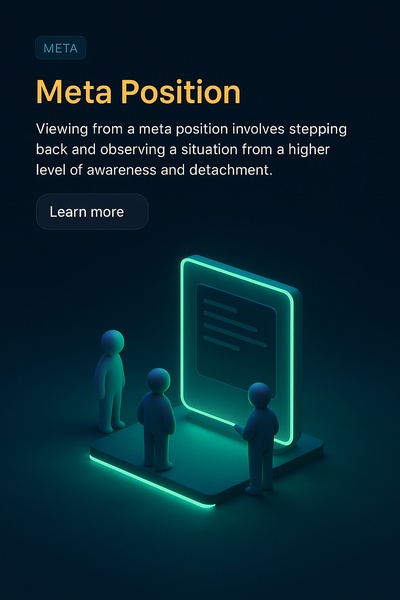 Neon Scene in Fog with 3D Elements and Text Overlay