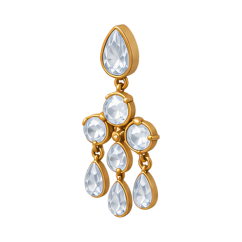 giant chandelier earrings