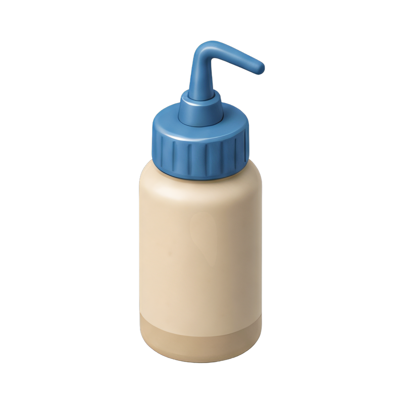 Ceramic slip trailing bottle