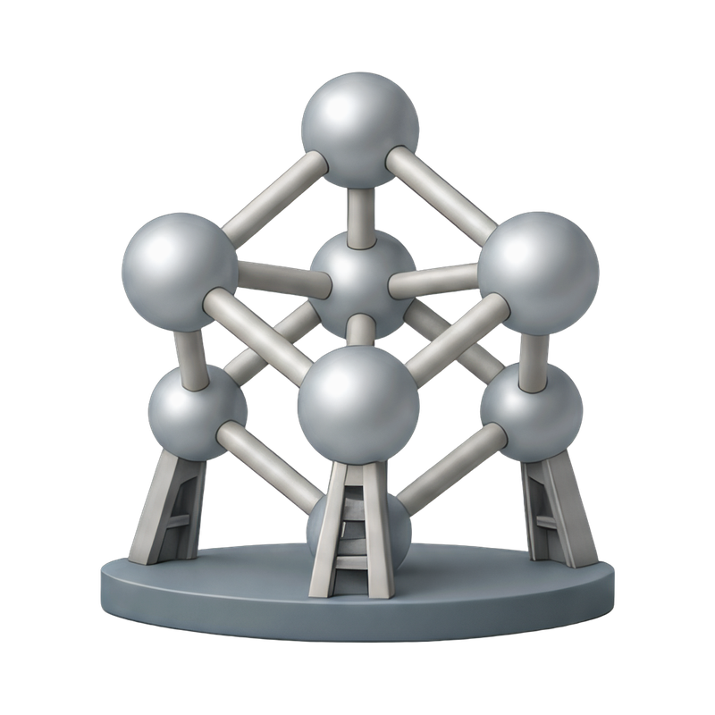 Brussels Atomium Model