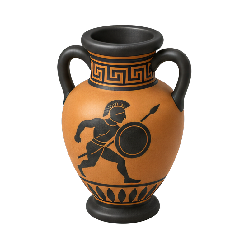 Black figure amphora design