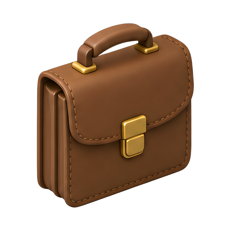 classic leather briefcase