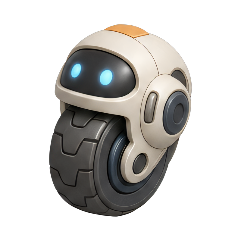 innovative wheel-shaped robot