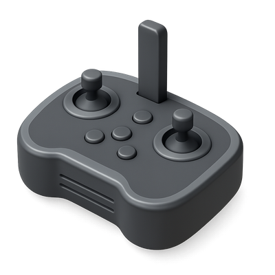 3D Icon of a Drone Operator Remote Controller