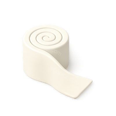 Stylish 3D Cotton Bandage Icon for Medical Use