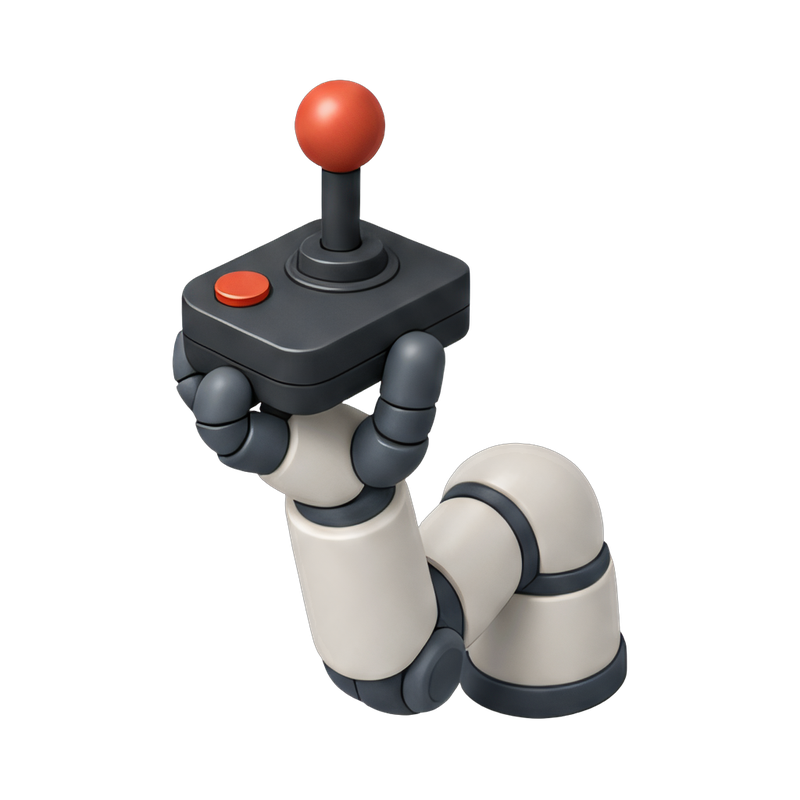robot arm with joystick
