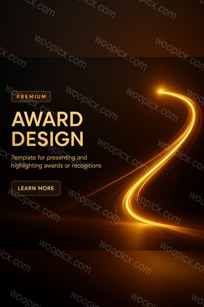 Elegant Award Design Template for Presentations