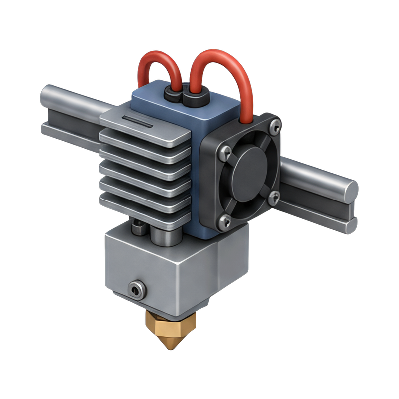 3D printer hotend assembly
