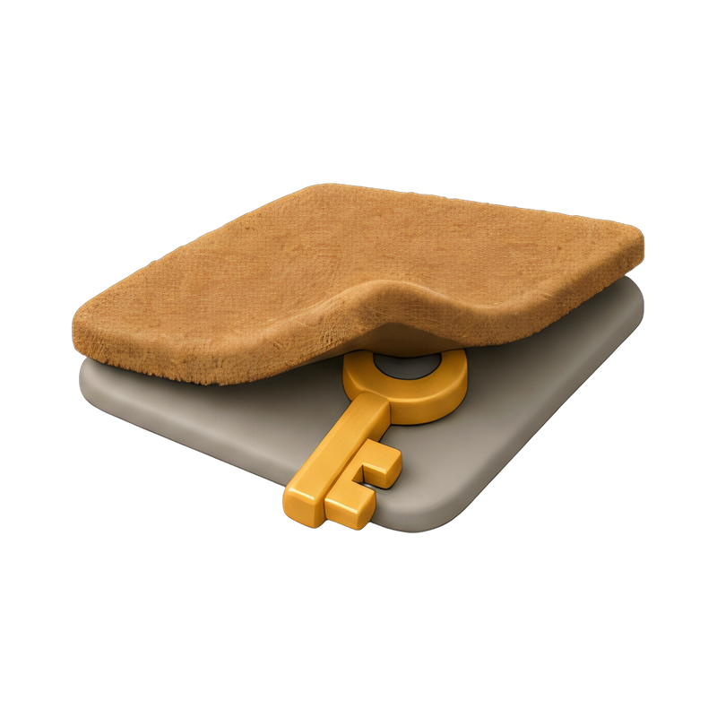 hidden key under doormat