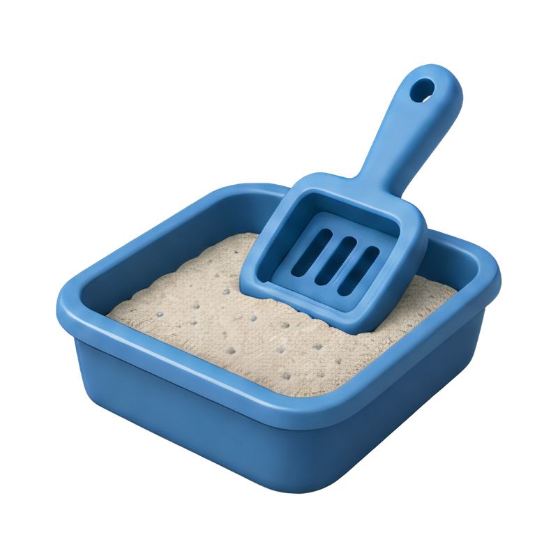 modern litter box scoop