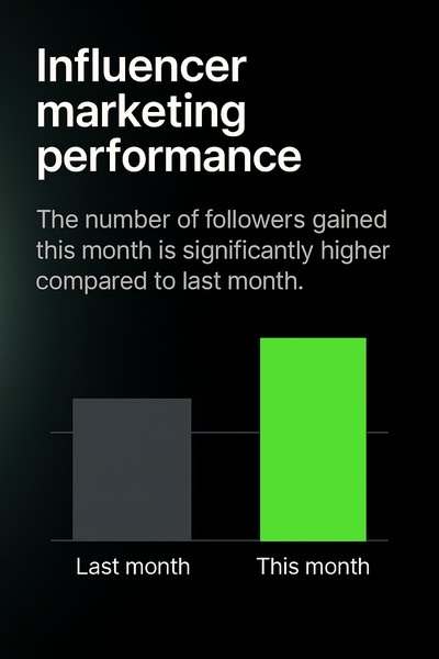 Data Visualization for Influencer Marketing Performance